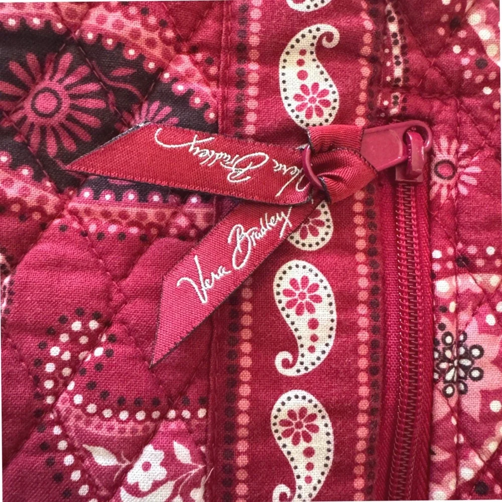 Vintage Y2K Vera Bradley Retired Paisley Drawstring Backpack